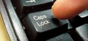Caps Lock Photoshop