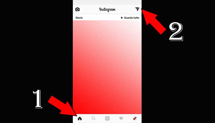Vedere messaggi ricevuti Instagram