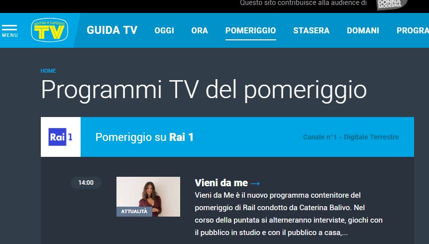 Programmi Tv