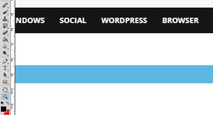 Zoom animato Photoshop