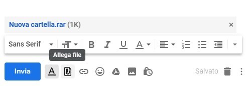 Inviare allegato - Gmail