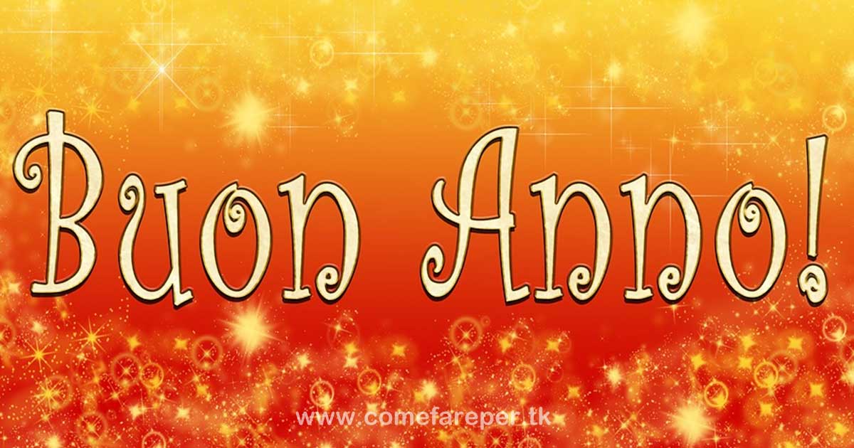 Buon Anno in tutte le lingue