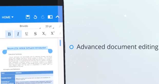 OfficeSuite - Modificare PDF Android