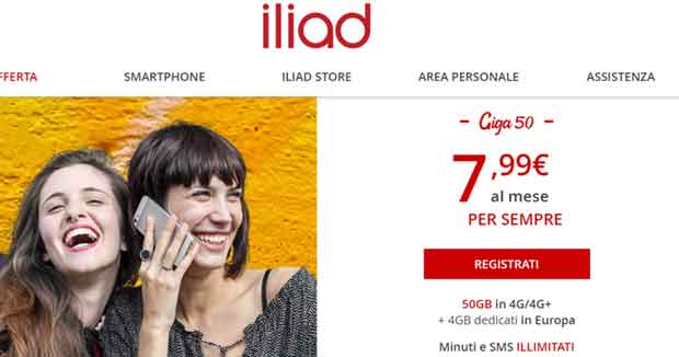 Come registrarsi a iliad