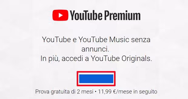 Come annullare youtube premium