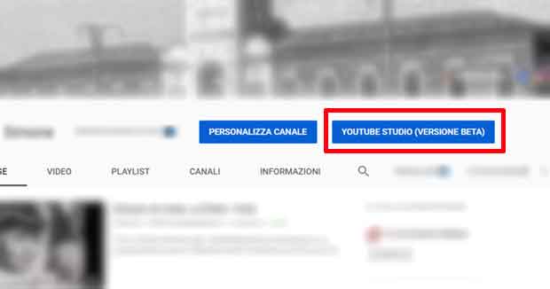youtube studio beta - cancellare video