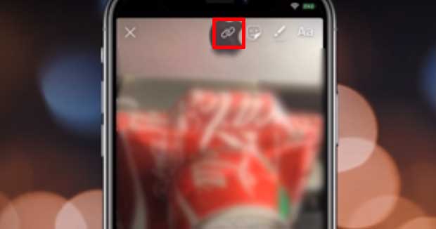Fare swipe up instagram
