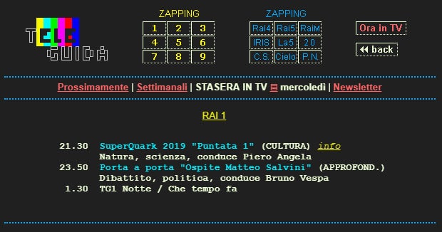 programmitv.it - Guida Tv