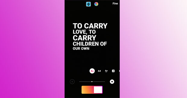 Karaoke storie instagram