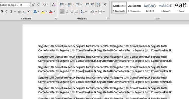 Cos'è il Watermark.