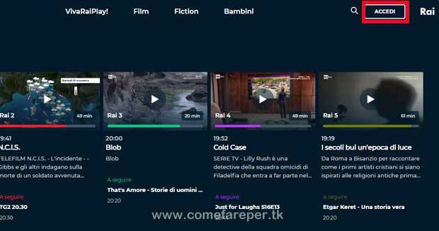 Vedere Rai Play