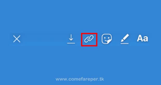 Mettere link storie instagram