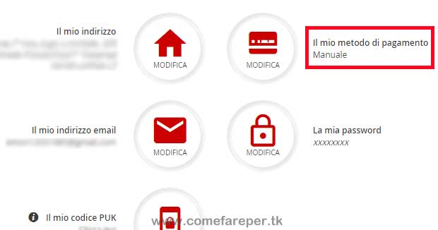 Come fare pagamento manuale iliad