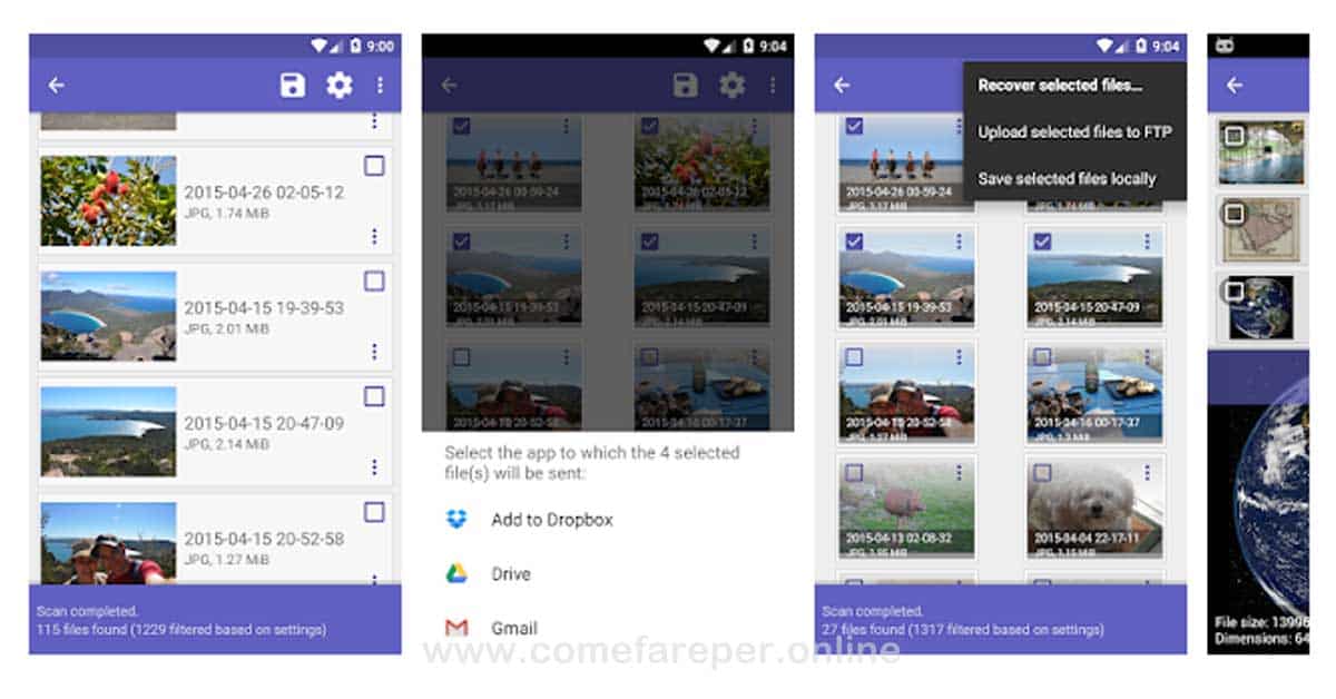 Recuperare foto cancellate Android
