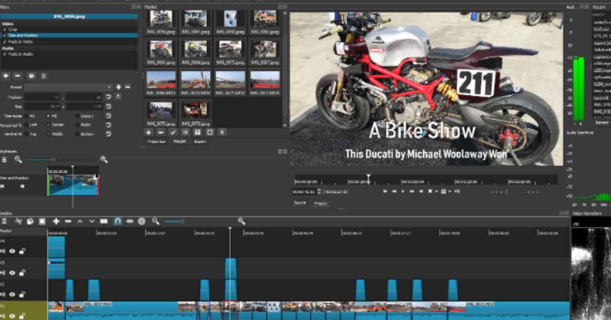 Shotcut - Modifica video.