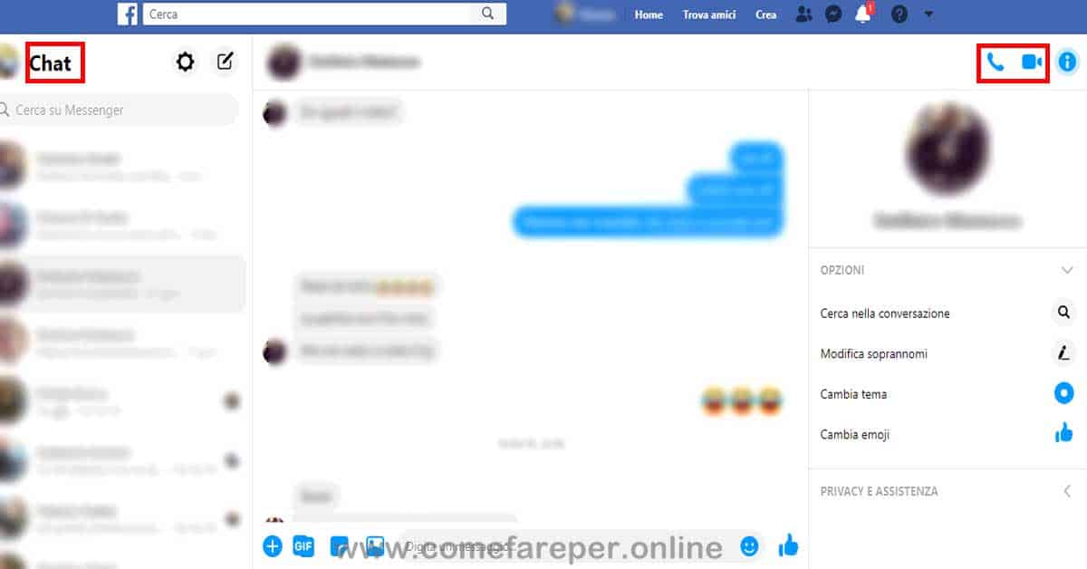 Telefonare gratis con Facebook