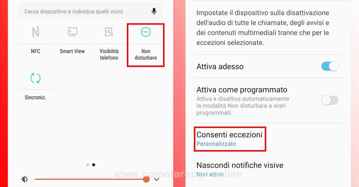 Bloccare notifiche cellulare