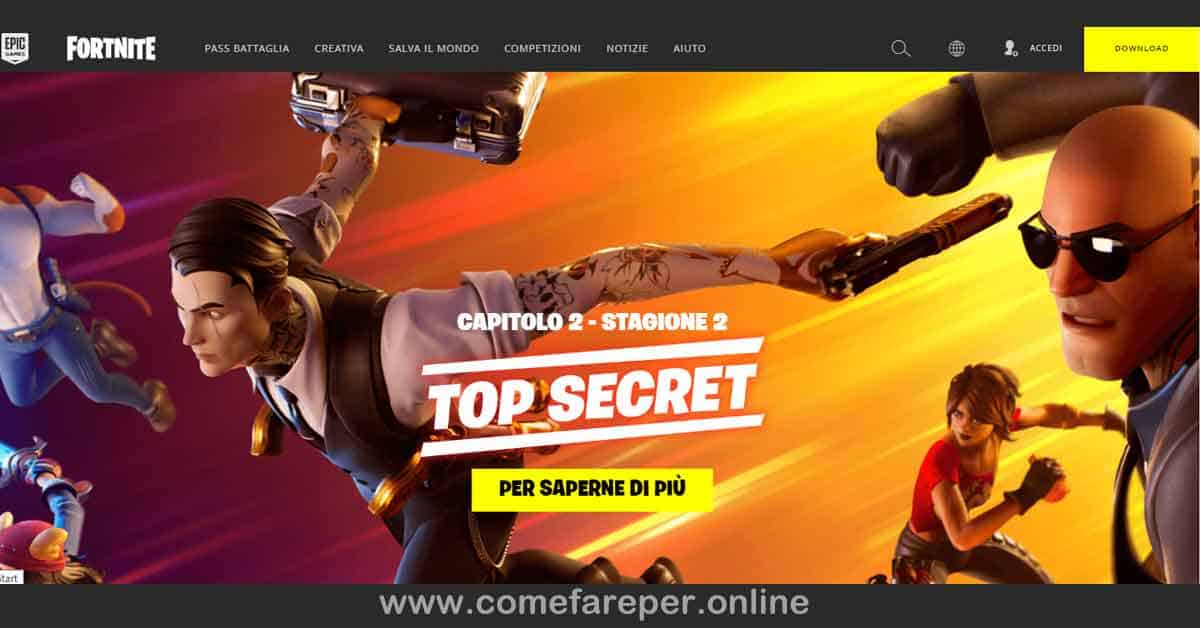 Dove fare download Fortnite