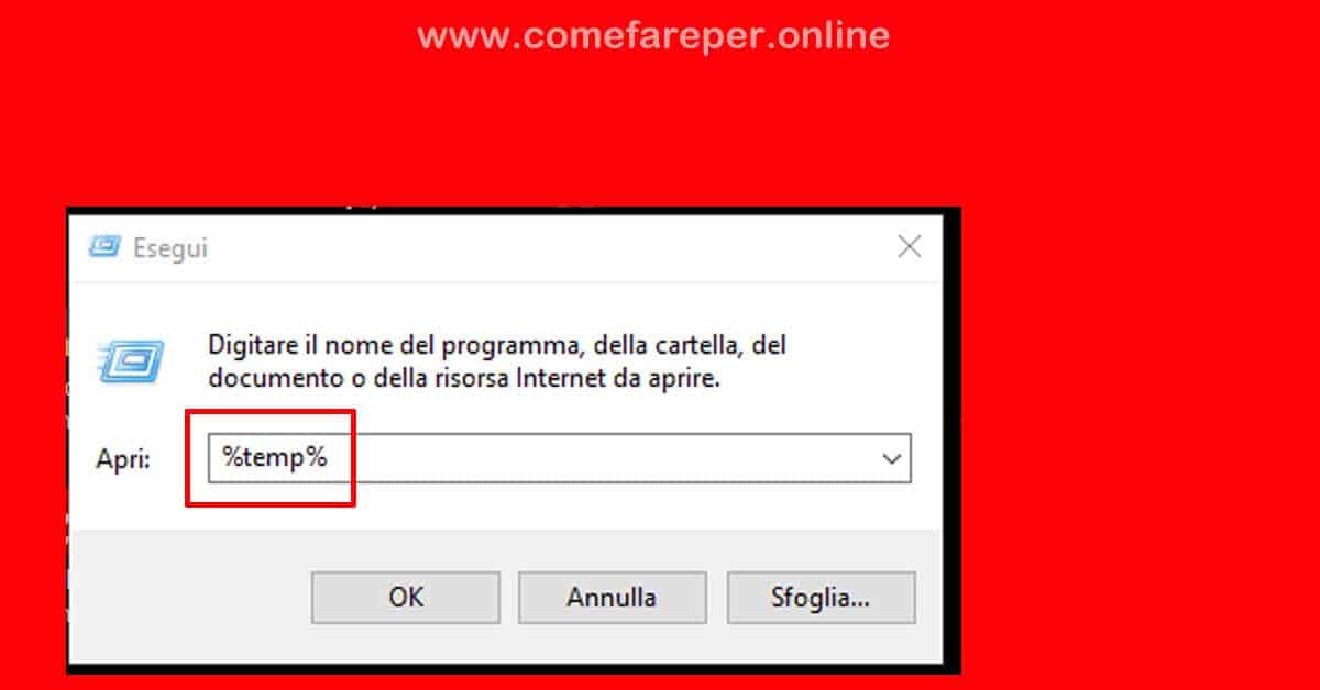 Liberare spazio Pc - File temporanei