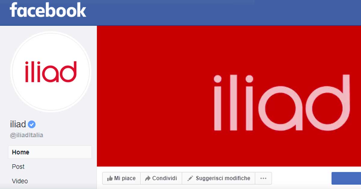 Assistenza iliad facebook