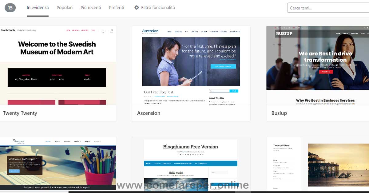 Cambiate Tema WordPress