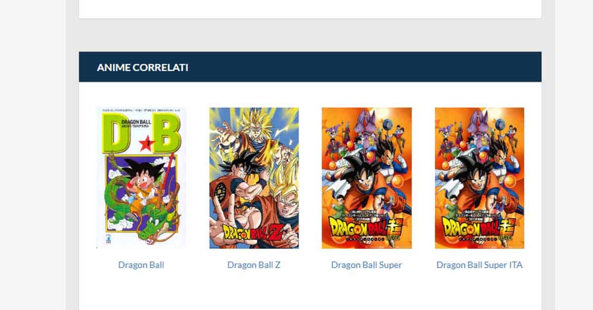 Guardare anime italiani online