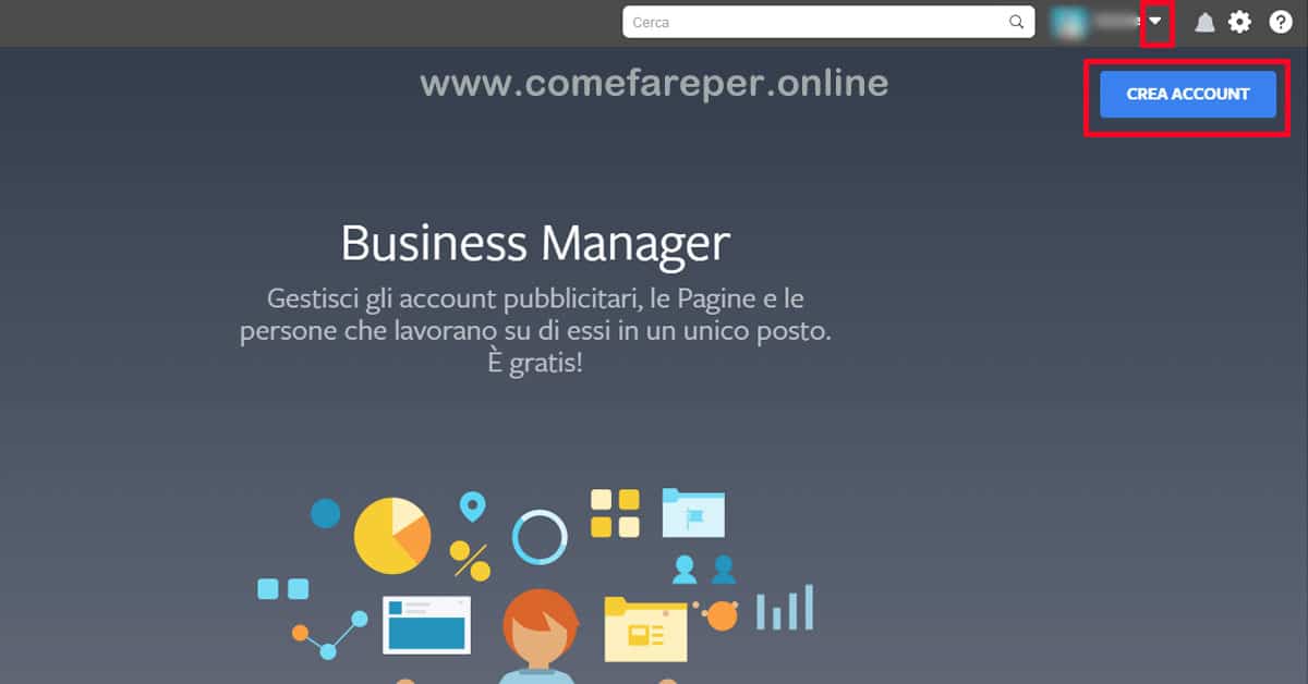 Crea account Business Suite