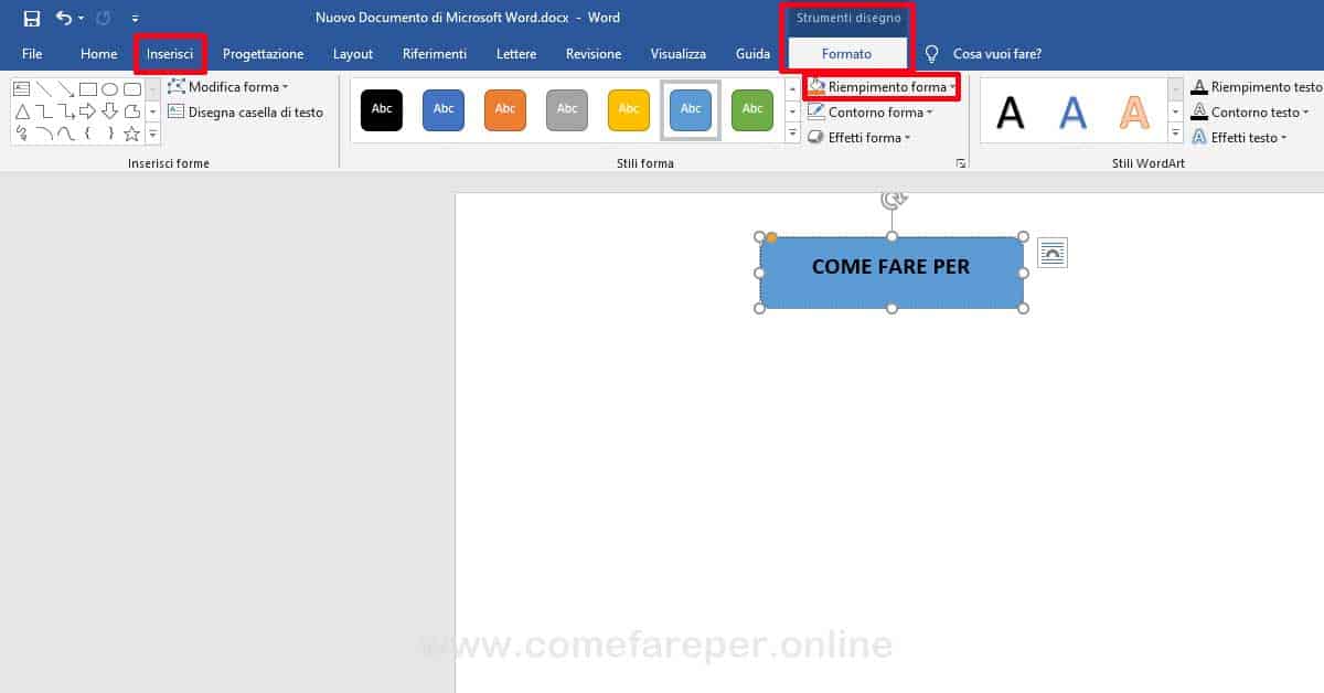 come fare mappa concettuale con word Fare mappa concettuale con word.
