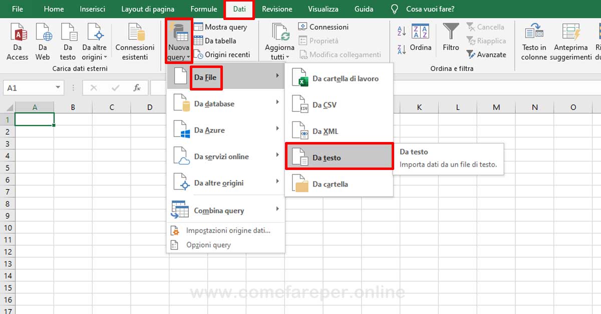 Importare tabella da PDF a Excel