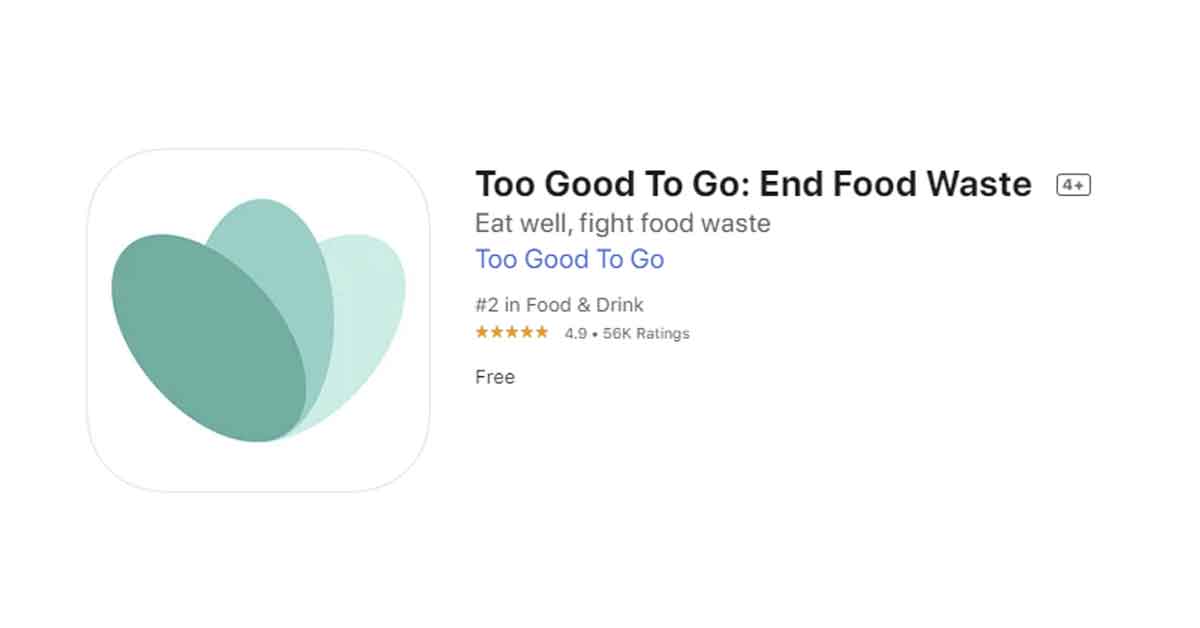Too Good To Go - App contro spreco alimentare. Too Good To Go - App contro spreco alimentare.