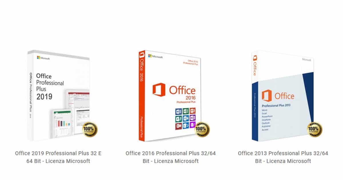 Come acquistare licenza Microsoft Office.