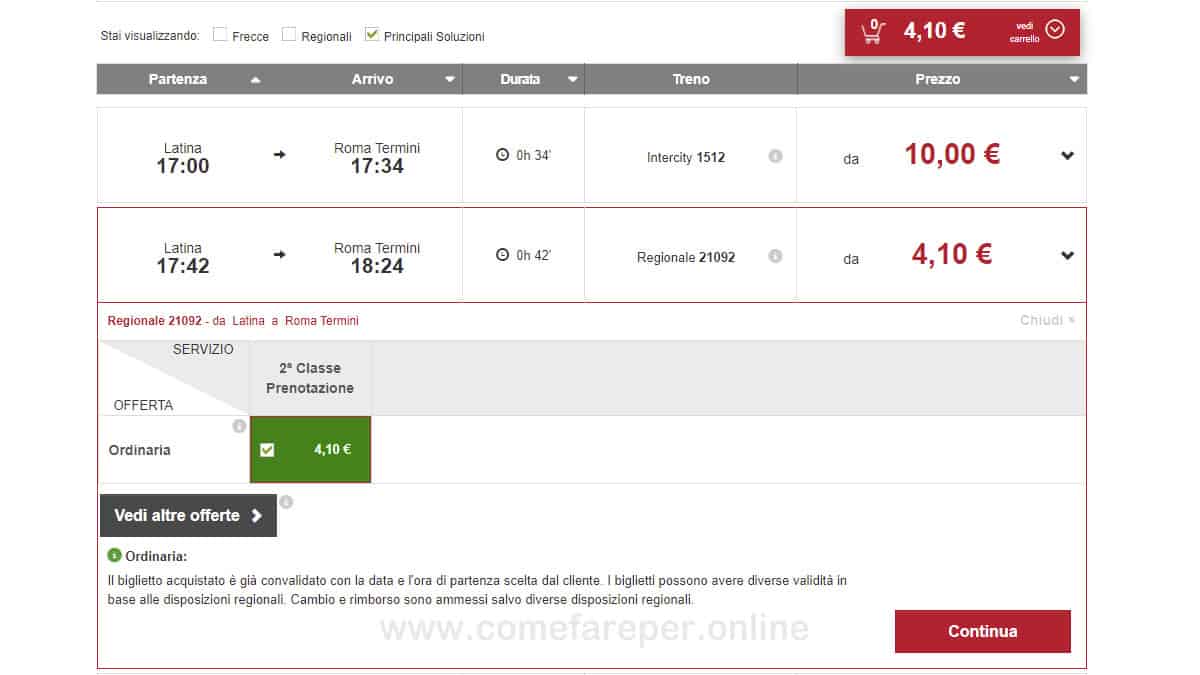 Acquistare biglietto treno online Come fare biglietto treno online.