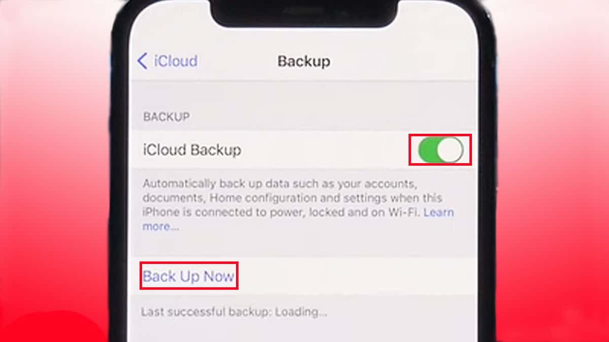 Backup iPhone su iCloud