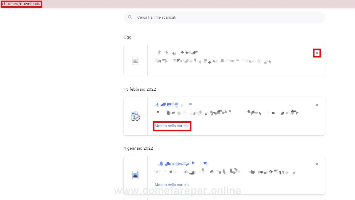 Come vedere i File scaricati con Chrome da PC.