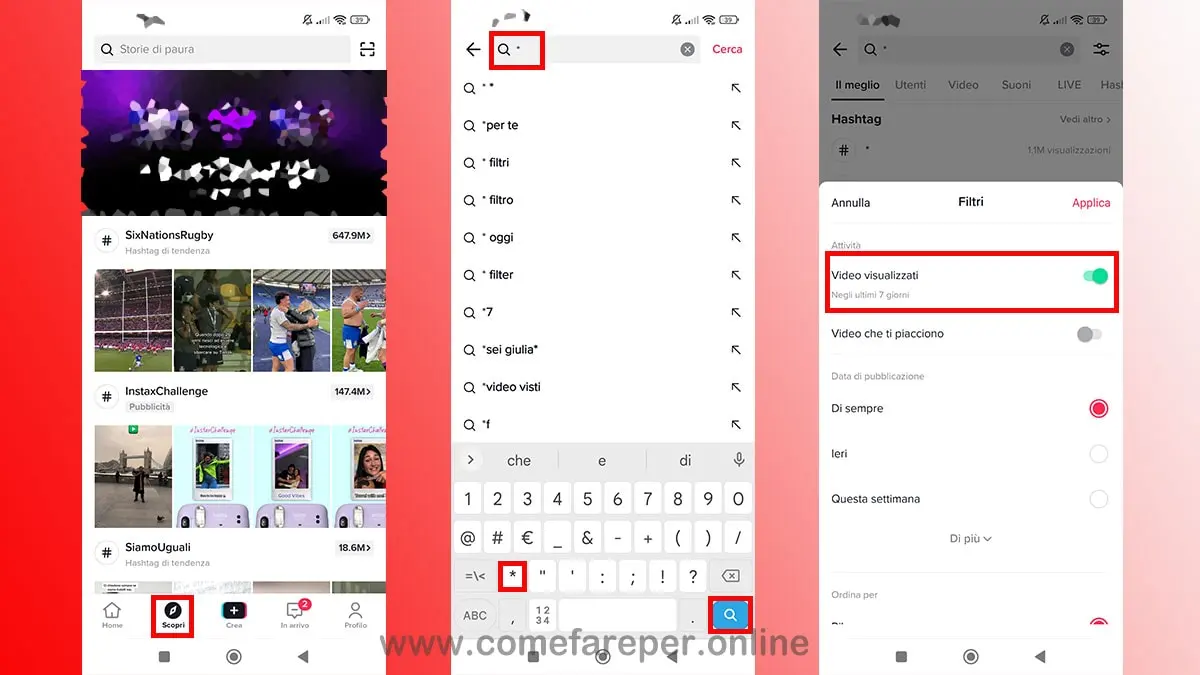 Come vedere i video visti su TikTok.