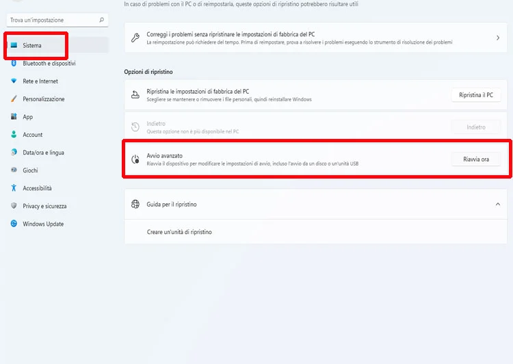 Come riavviare in modalità provvisoria Windows 11.