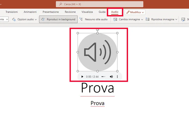 Come inserire audio su PowerPoint.