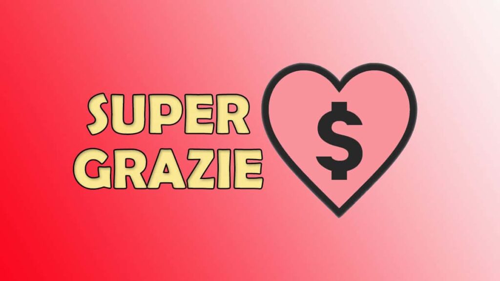 Super Grazie YouTube.