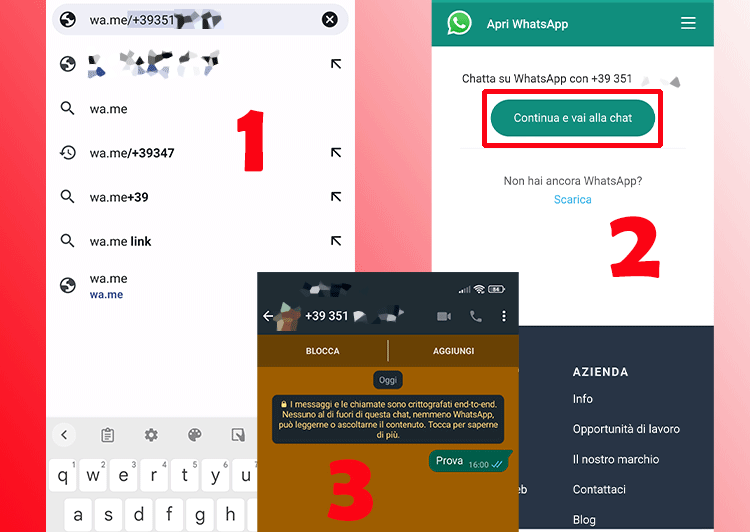 Come mandarsi un messaggio su WhatsApp.