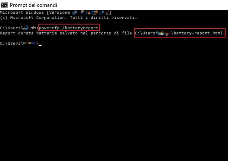 Come vedere lo stato della batteria in Windows 11.
