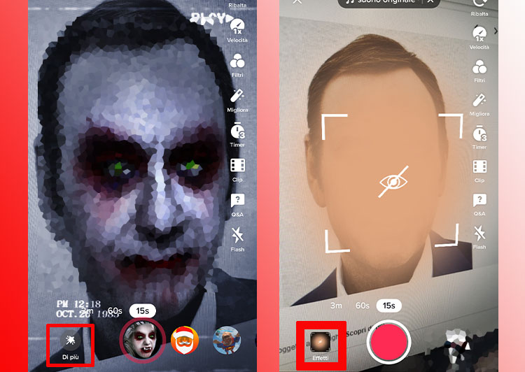 Come sfocare il viso su TikTok.