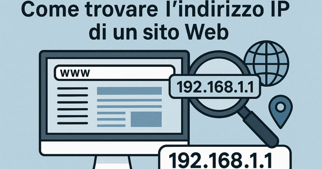 Come trovare l'indirizzo IP di un sito Web su Windows e Mac.