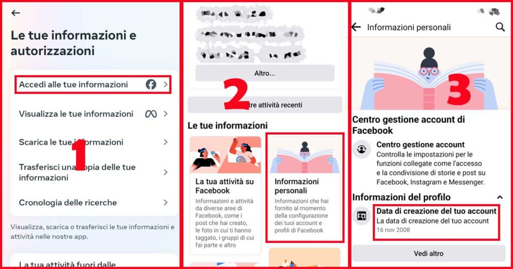 Come vedere la data di iscrizione a facebook dal telefono.